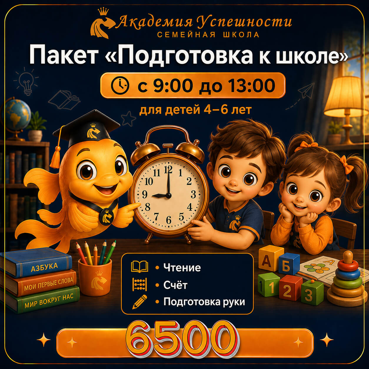 Подготовка к школе 6500